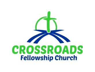 Crossroads Fellowship Church  logo design by mckris