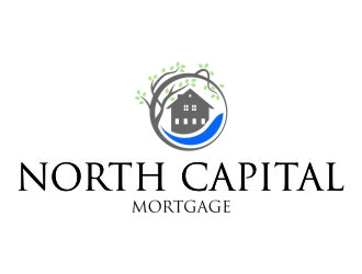 North Capital Mortgage logo design by jetzu