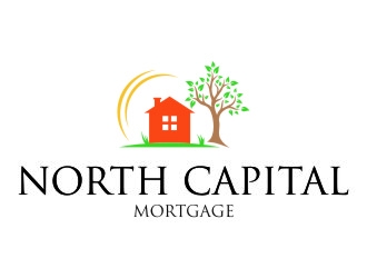 North Capital Mortgage logo design by jetzu