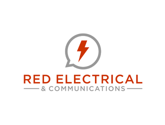 Red Electrical & Communications logo design by bomie