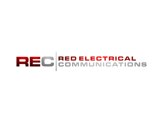 Red Electrical & Communications logo design by BlessedArt