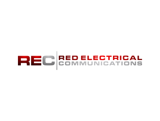 Red Electrical & Communications logo design by BlessedArt