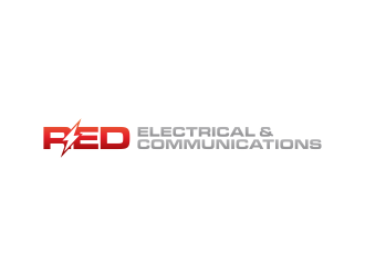 Red Electrical & Communications logo design by salis17