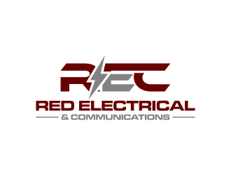 Red Electrical & Communications logo design by RIANW