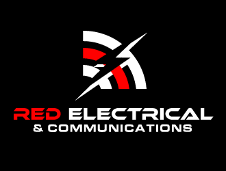 Red Electrical & Communications logo design by PRN123