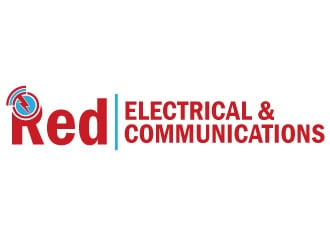 Red Electrical & Communications logo design by uttam