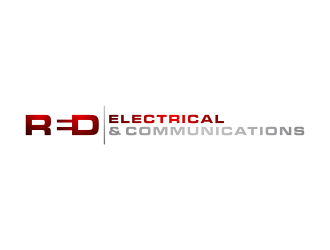 Red Electrical & Communications logo design by BlessedArt