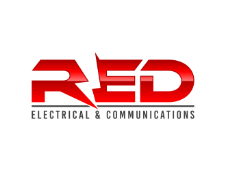 Red Electrical & Communications logo design by Dakon