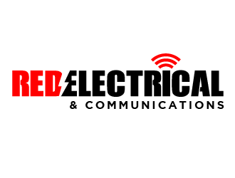 Red Electrical & Communications logo design by PRN123