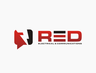 Red Electrical & Communications logo design by rizqihalal24