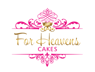 For Heavens Cakes logo design by ingepro