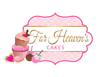 For Heavens Cakes logo design by ingepro