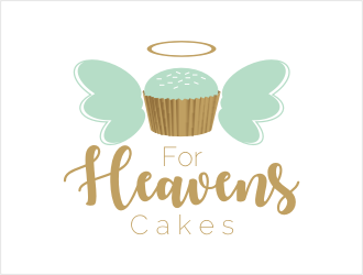 For Heavens Cakes logo design by bunda_shaquilla