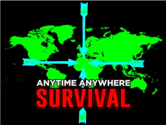 Logo name:  Anytime Anywhere Survival logo design by corneldesign77