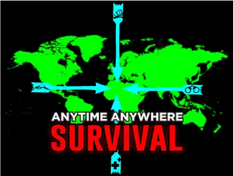 Logo name:  Anytime Anywhere Survival logo design by corneldesign77