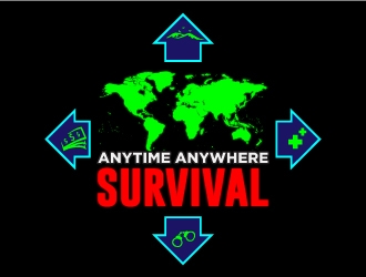 Logo name:  Anytime Anywhere Survival logo design by corneldesign77