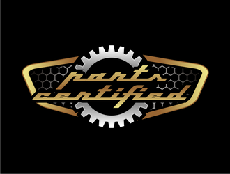 parts certified logo design by haze