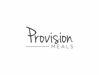 Provision Meals logo design by haidar