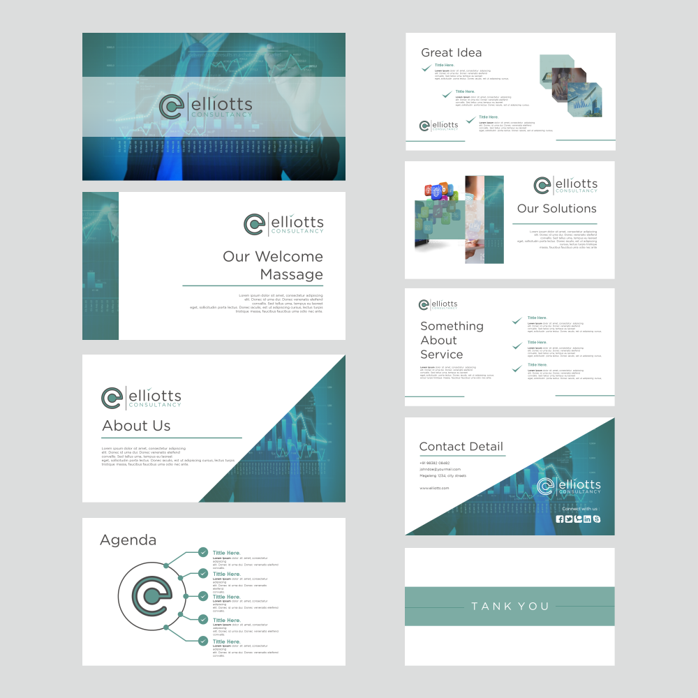 Elliotts Consultancy logo design by huma