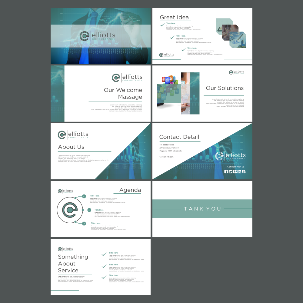 Elliotts Consultancy logo design by huma