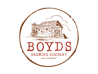 Boyds Brewing Company logo design by logolady