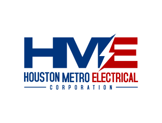 Houston Metro Electrical Corporation  logo design by done