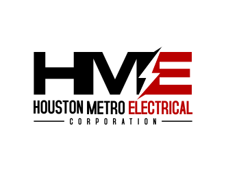 Houston Metro Electrical Corporation  logo design by done