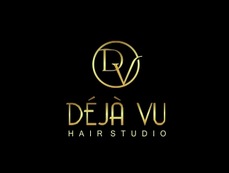 Déjà Vu Hair Studio logo design by Louseven
