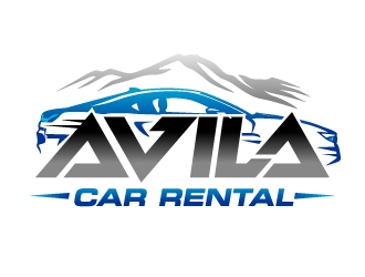 Avila Car Rental  logo design by aRBy