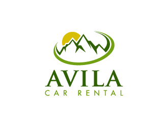 Avila Car Rental  logo design by pencilhand