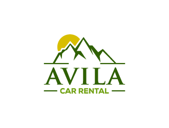 Avila Car Rental  logo design by pencilhand