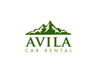 Avila Car Rental  logo design by pencilhand