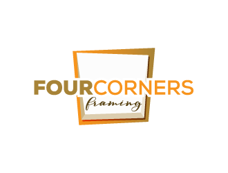 Four Corners Framing logo design by pencilhand