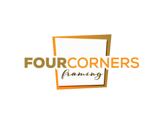 Four Corners Framing logo design by pencilhand
