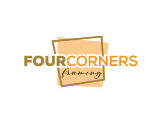 Four Corners Framing logo design by pencilhand