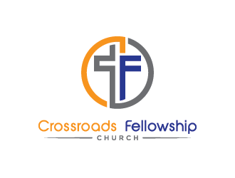 Crossroads Fellowship Church  logo design by Andri