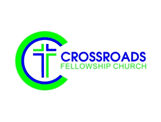 Crossroads Fellowship Church  logo design by hallim