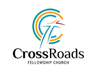 Crossroads Fellowship Church  logo design by Coolwanz