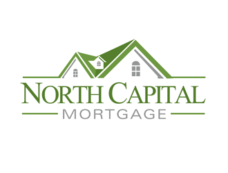 North Capital Mortgage logo design by kunejo
