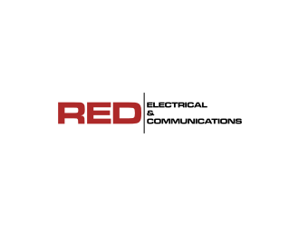 Red Electrical & Communications logo design by rief