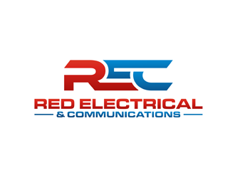 Red Electrical & Communications logo design by bomie