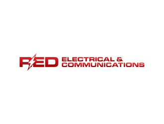 Red Electrical & Communications logo design by salis17