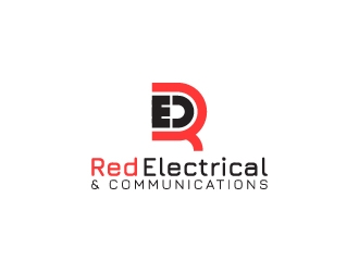 Red Electrical & Communications logo design by imsaif