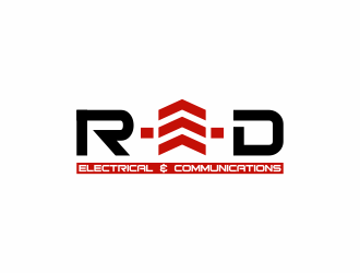 Red Electrical & Communications logo design by goblin