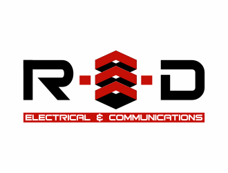 Red Electrical & Communications logo design by goblin