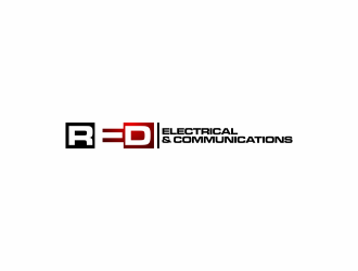 Red Electrical & Communications logo design by hopee
