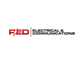 Red Electrical & Communications logo design by salis17