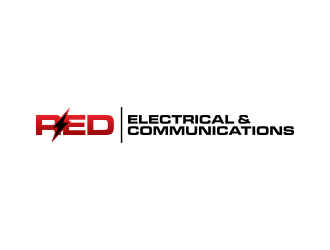Red Electrical & Communications logo design by salis17