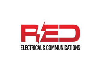 Red Electrical & Communications logo design by YONK