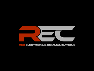 Red Electrical & Communications logo design by johana